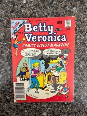 Vintage 1984 Archie Comics - Betty and Veronica Comics Digest Magazine No.8